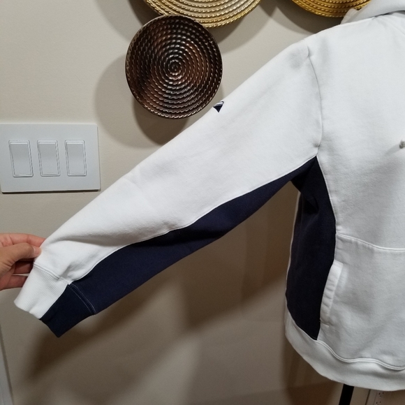 COPY - Majestic YANKEES Sweater Hoodie Color White With Navy Blue SIZE M... - Picture 6 of 17